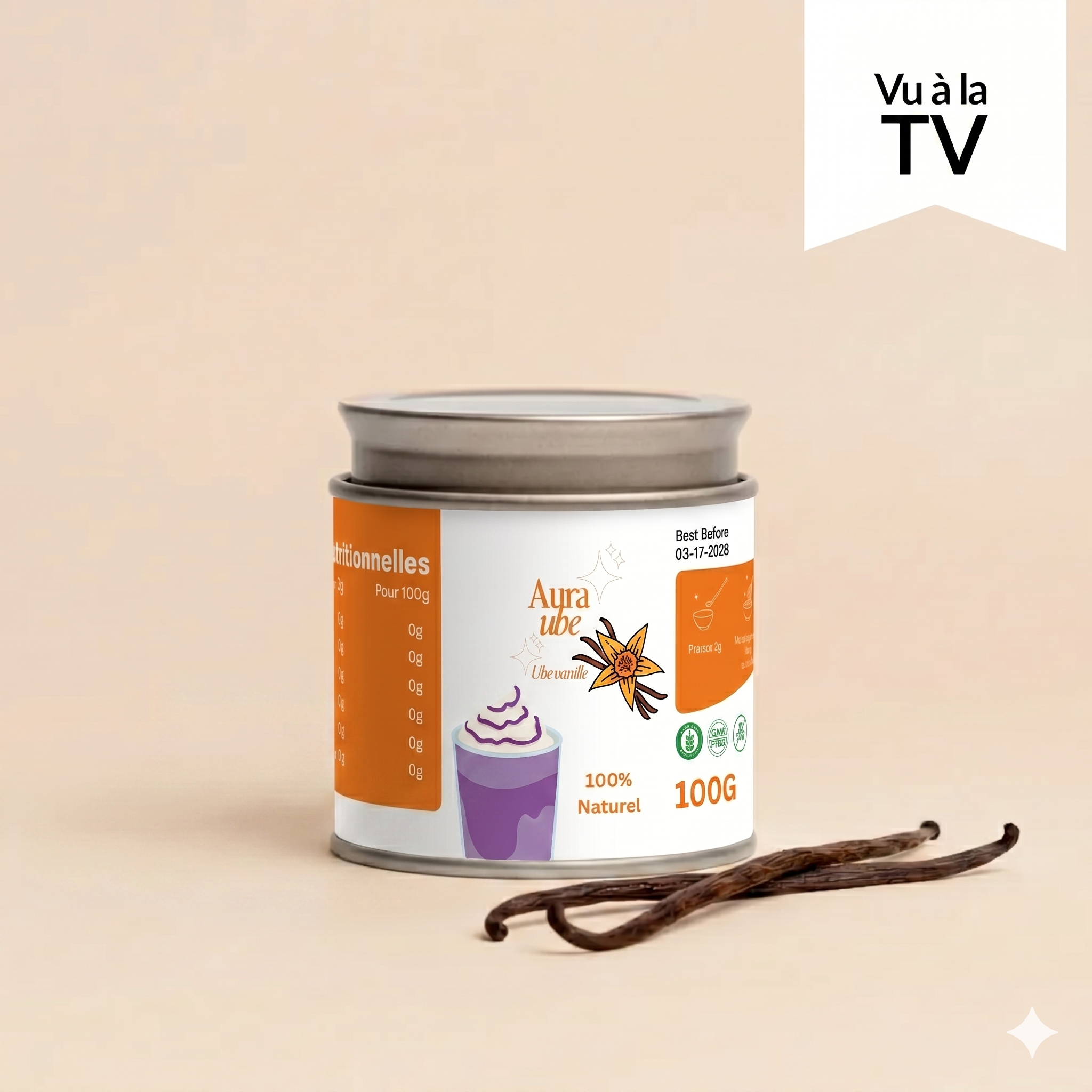 Poudre d’Ube à la vanille Premium des Philippines - Aura® Ube